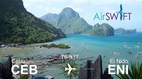 Flight from Cebu to El Nido .